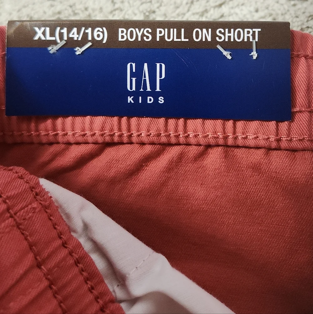 Gap Kids Boys Pull On Woven Short Rust Red XL (14/16)